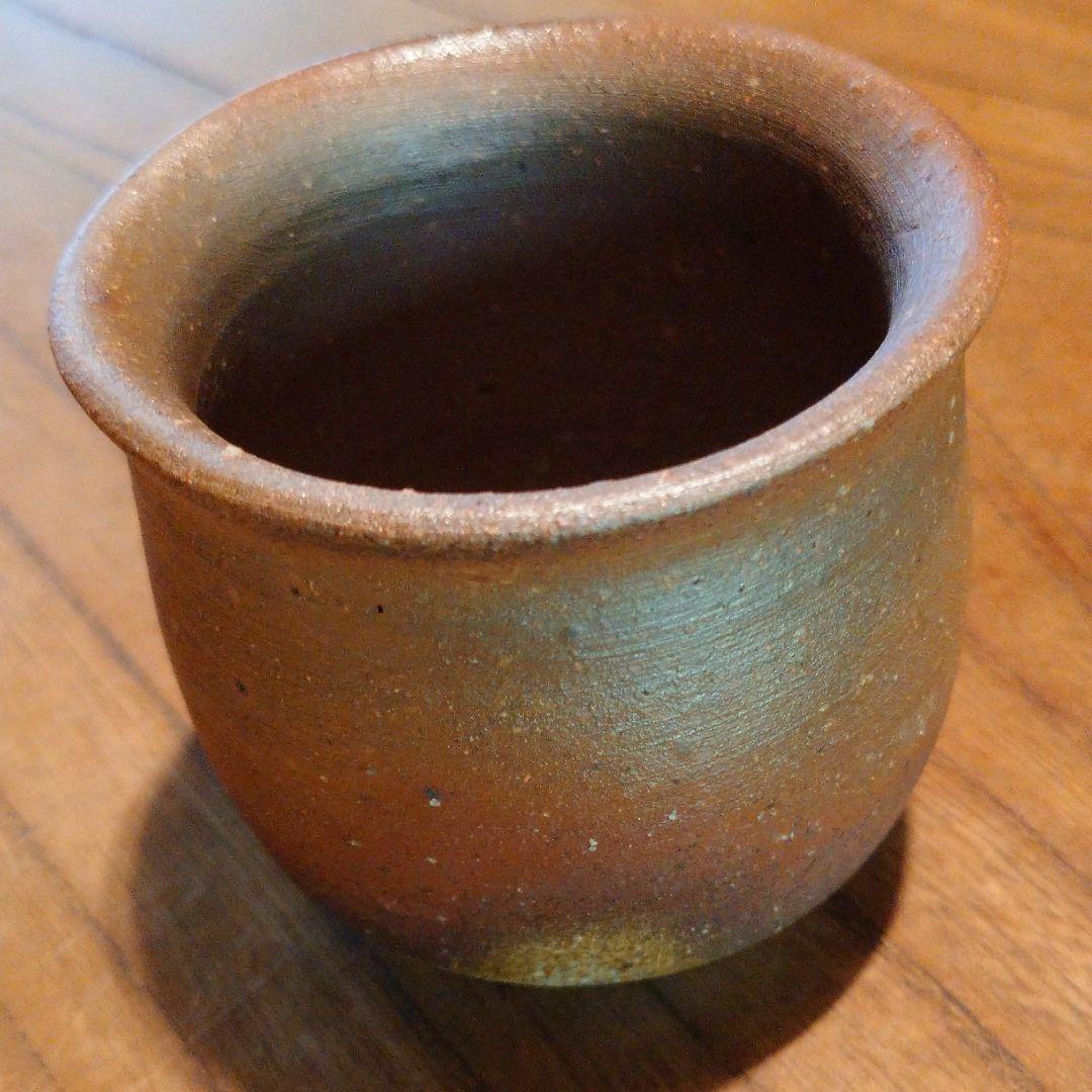 備前『伊勢崎 満』のぐい呑み  ③　共箱