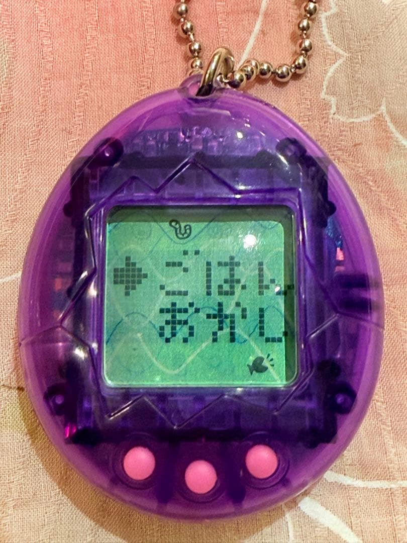 【動作確認済】海で発見！！たまごっち 透明(パープル)