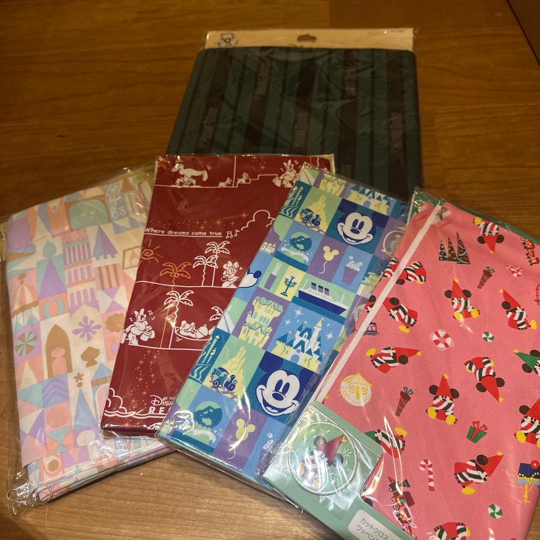 ディズニーリゾートカットクロス　セット5点　ディズニーランド