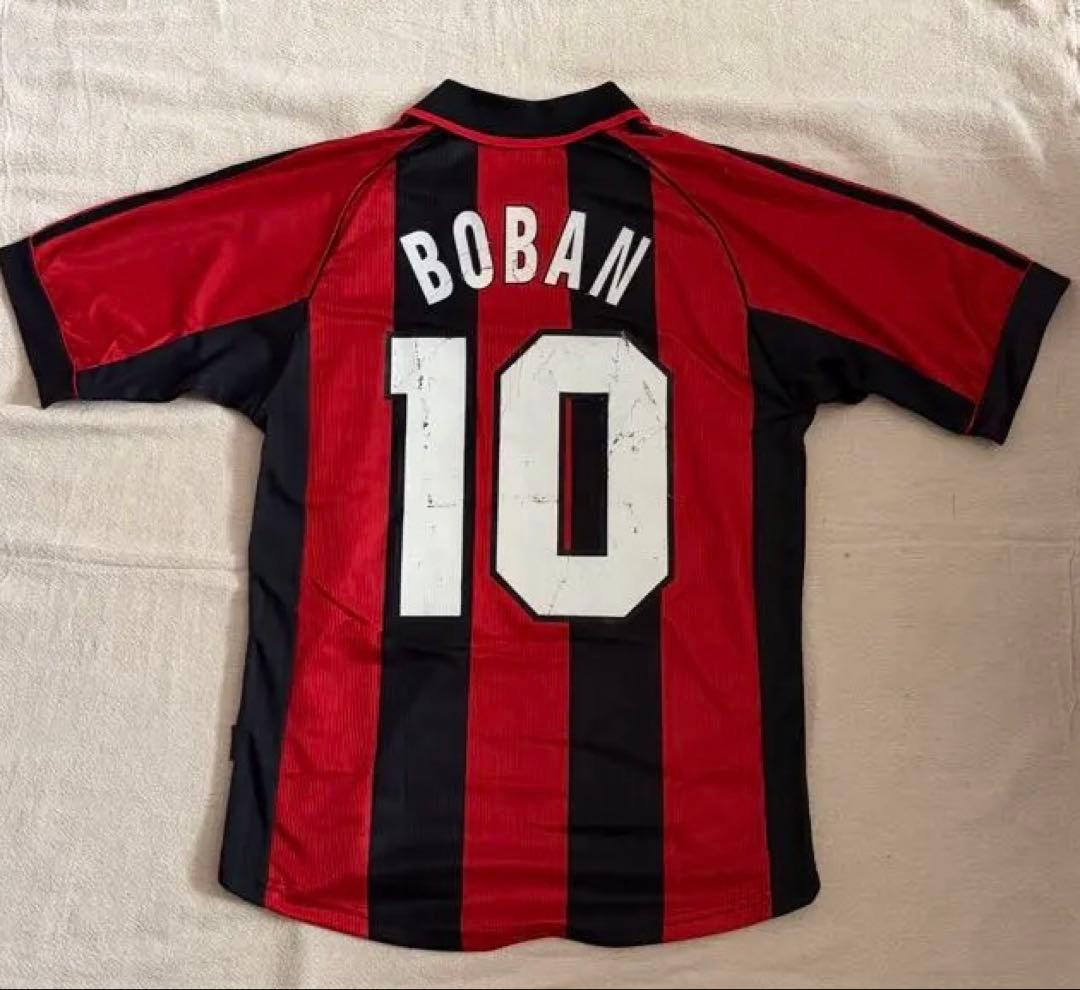 希少品 ACミラン ユニフォーム ボバン 10 アディダス イタリア製