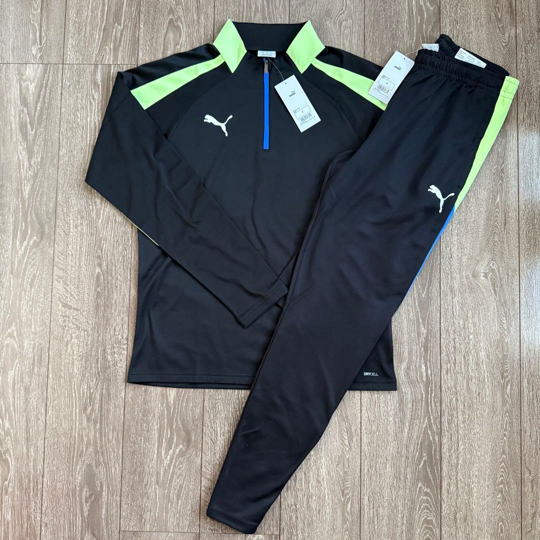新品半額 Puma プーマ サッカーウェア ジャージ 新モデル 上下セット2XL