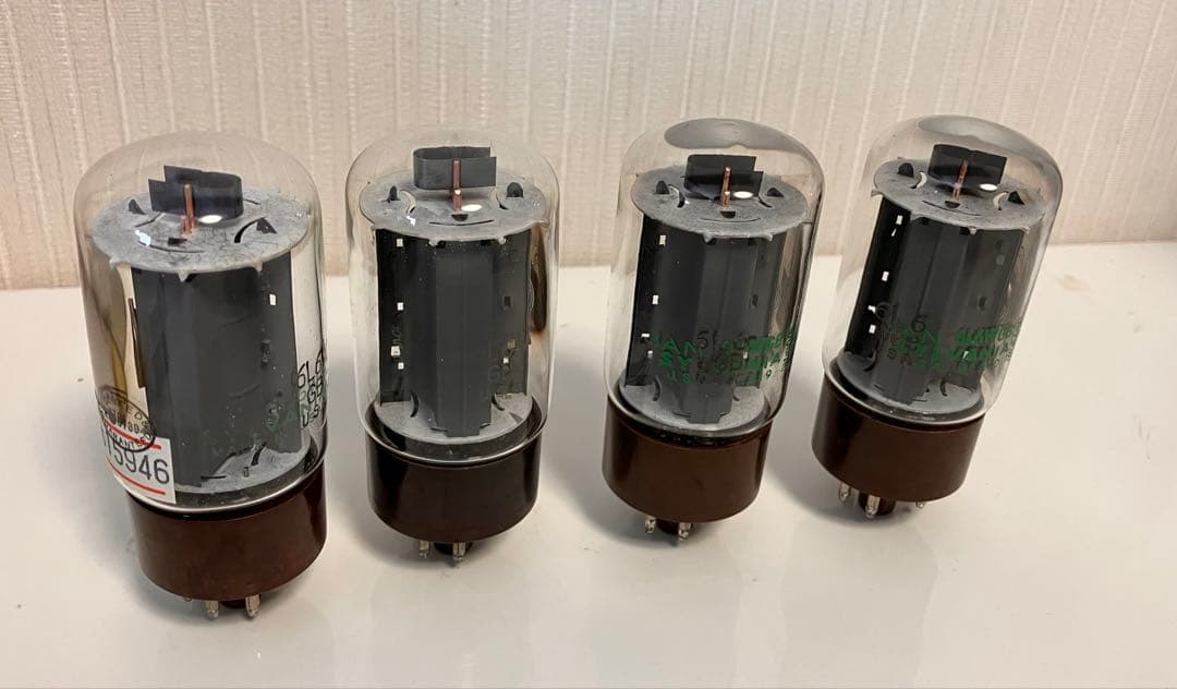 SYLVANIA 6L6WGB 真空管 4本セット 長期保管マッチドペア