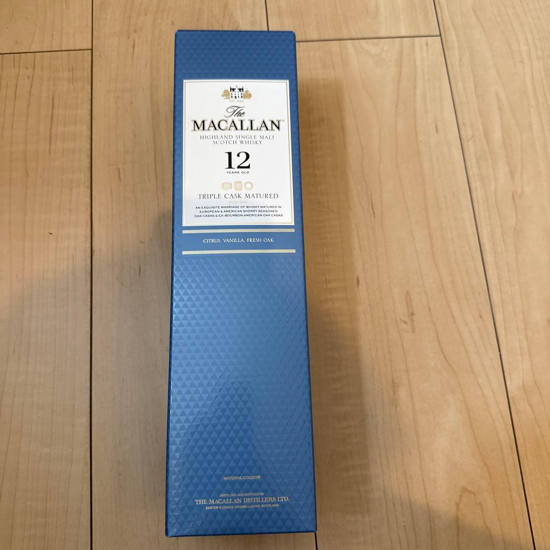 ウイスキー MACALLAN 12yo Triple Cask Matured 750ml