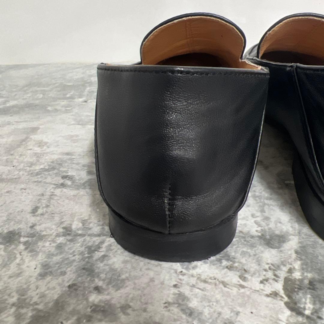美品　SLOBE IENA スローブイエナ　黒レザー ローファー　23cm