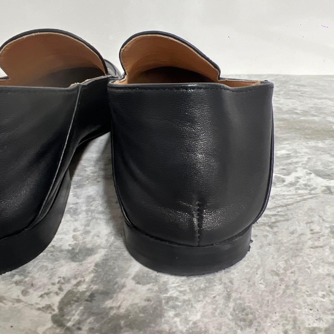 美品　SLOBE IENA スローブイエナ　黒レザー ローファー　23cm