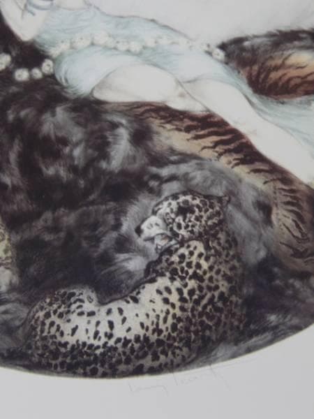 ルイ・イカール限定版・アールデコ/タイース、版上サイン、希少な額装用画集より