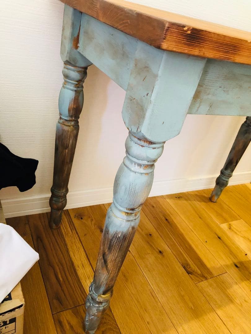 一点物　ビンテージ　アンティーク　机　ワークデスク　ハンドメイド