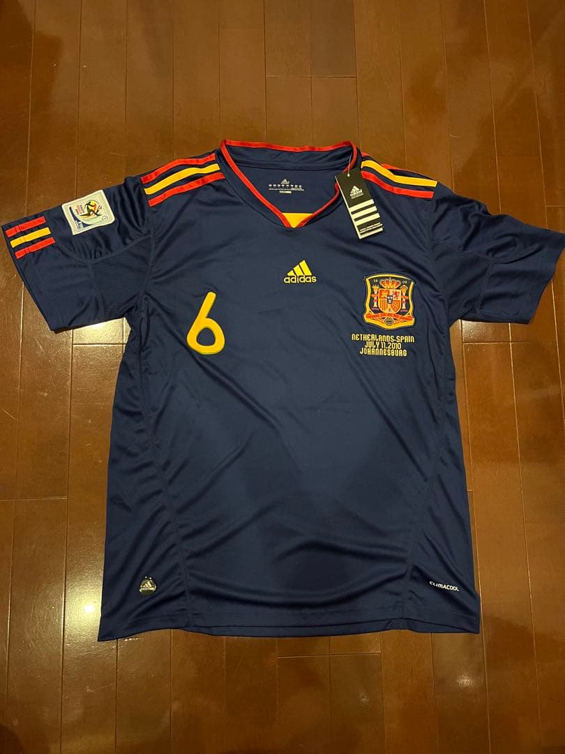2010 南アフリカワールドカップ スペイン代表 イニエスタ ユニフォーム