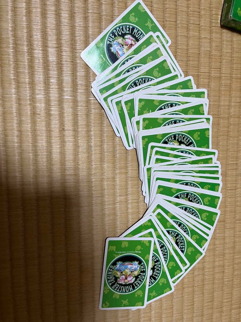 ポケットモンスター　トランプ 緑 赤 各54枚 計108枚　任天堂