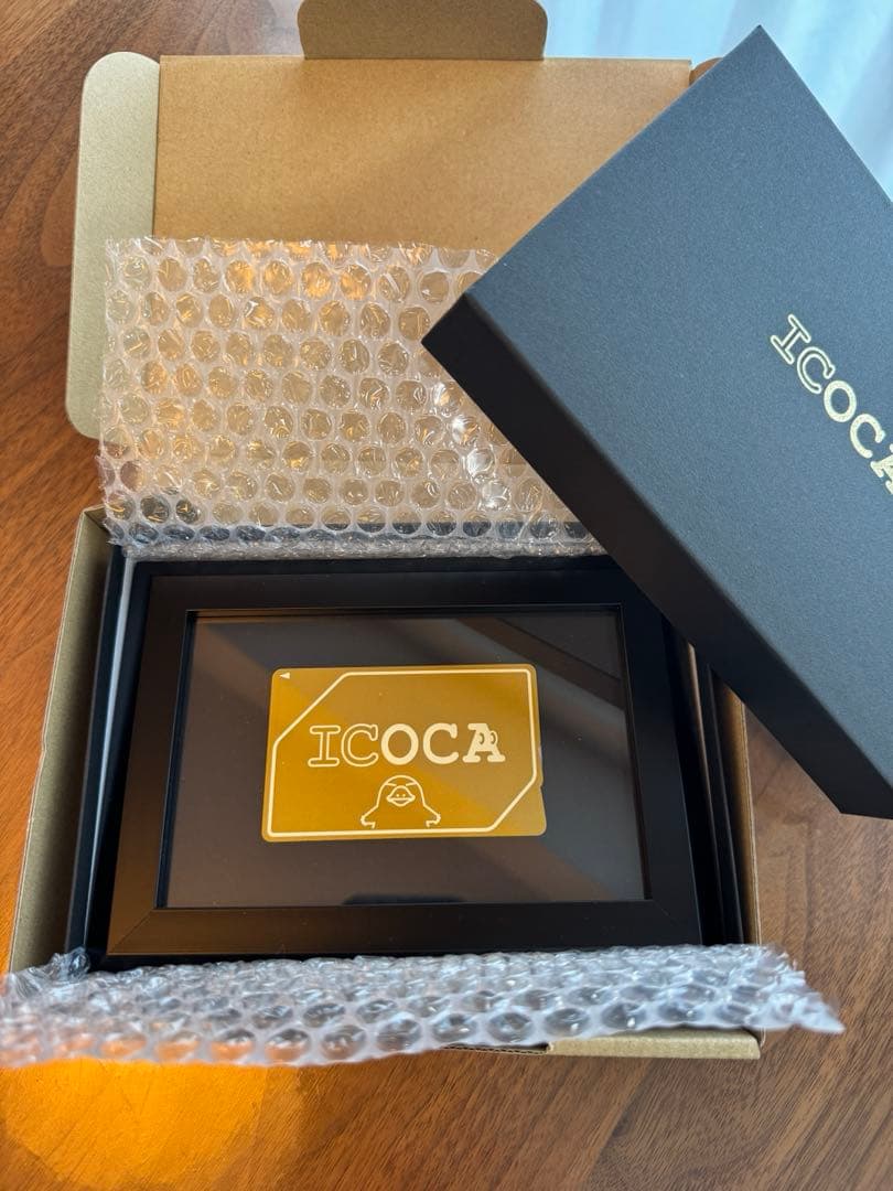 黄金のＩＣＯＣＡ　交通系 ICOCA Suica