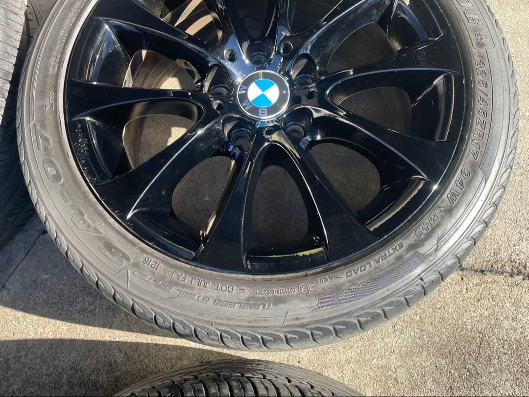 3シリーズ 純正タイヤホイール 120-5H 8J+34 8.5J+37