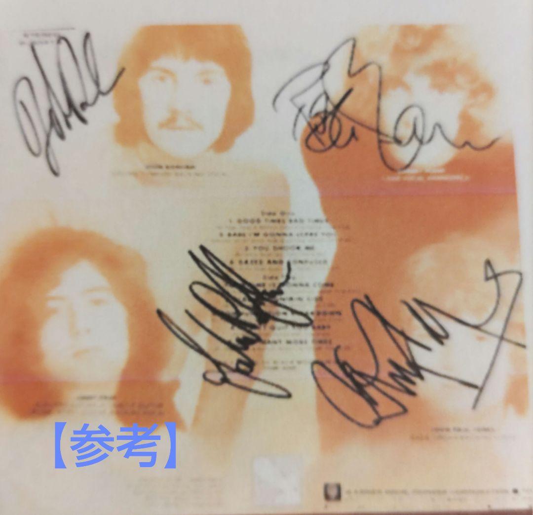 ☕【直筆サイン・鑑定文書付】レッドツェッペリン　Ⅱ　LPジャケット