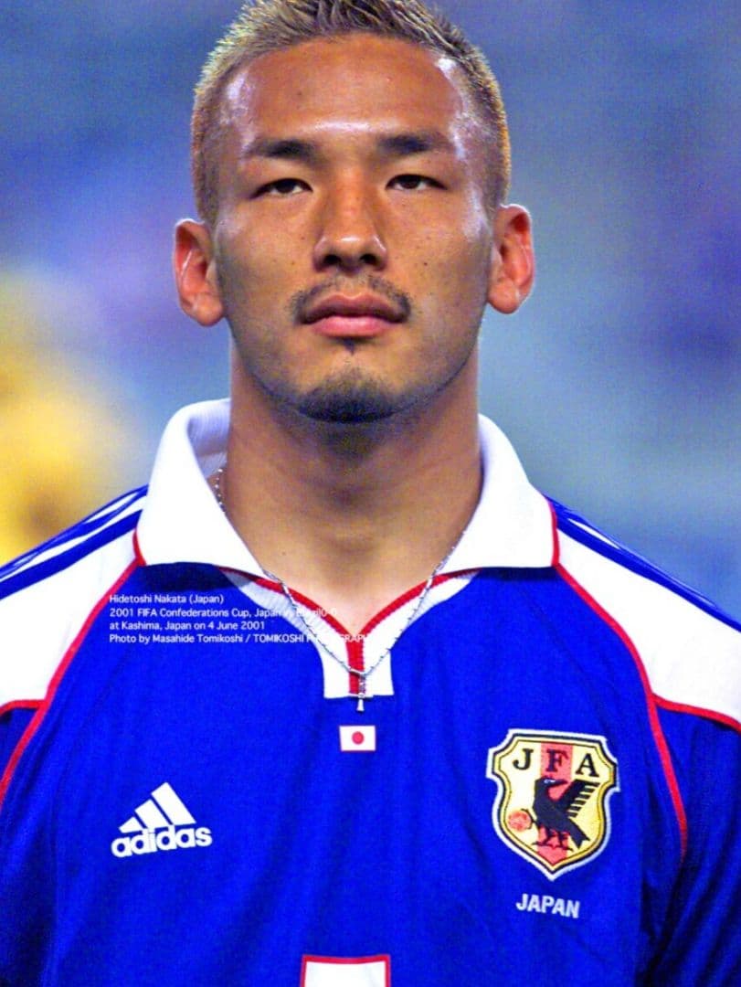 千*い様 2001 コンフェデレーションズカップ 長袖ユニフォーム 中田英寿 新