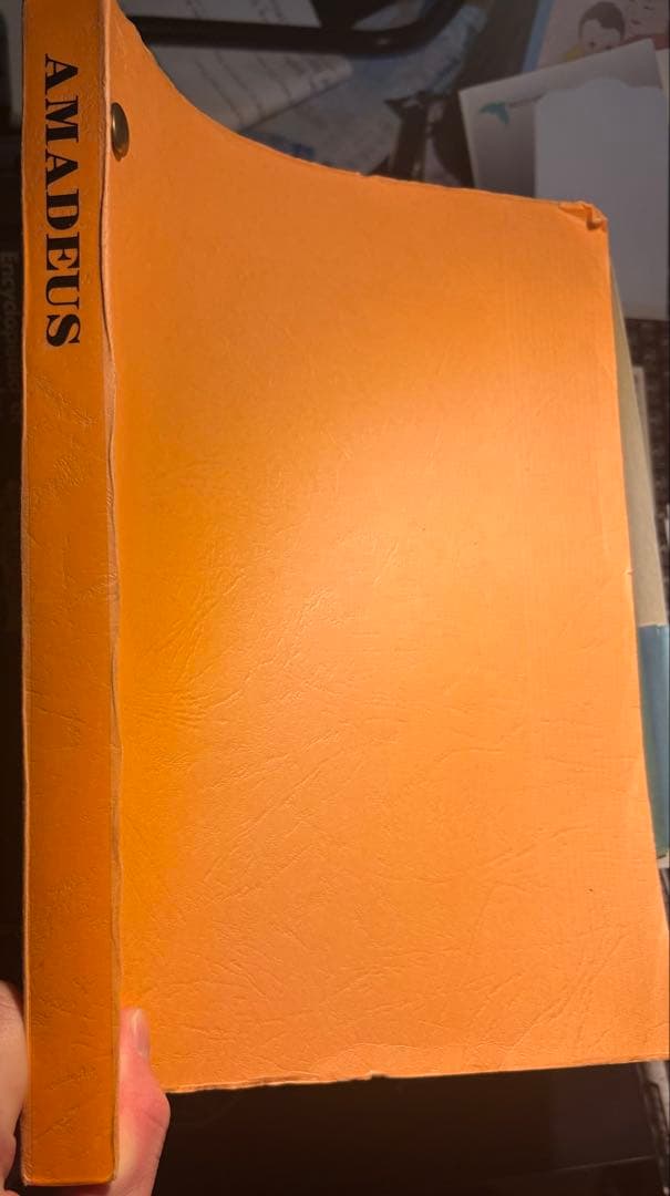 【激レア】値下げ交渉可　映画台本　アマデウス 最終ドラフト 台本