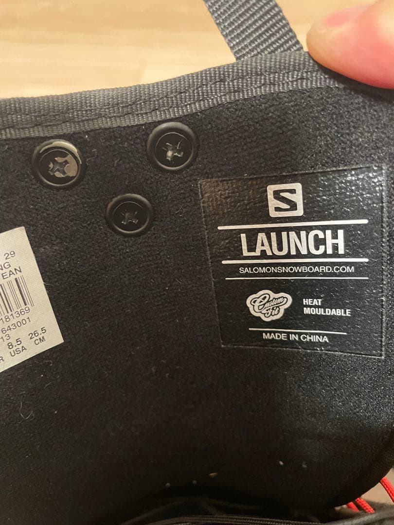 【美品】サロモン Salomon LAUNCH スノーボードブーツ 26.5