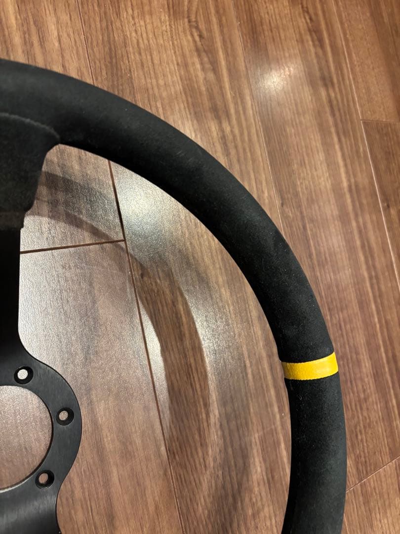 正規品Sabelt スエード ステアリング 本体Φ340 ディープ95mm