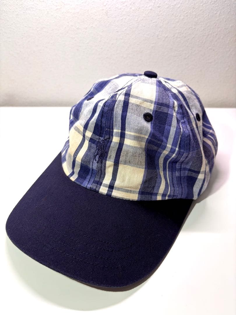 Polo by Ralph Lauren 90s チェックキャップ　美品