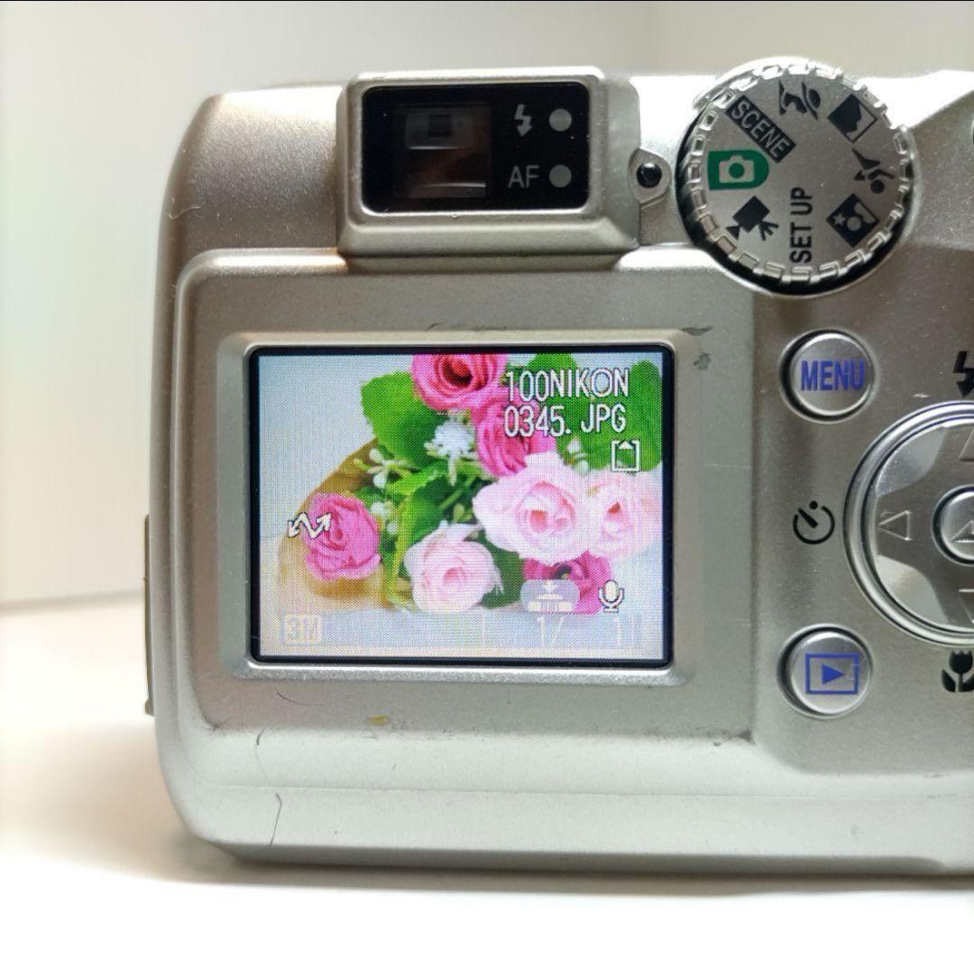 【動作確認済み】ニコン COOLPIX 3200 オールドコンデジ デジカメ