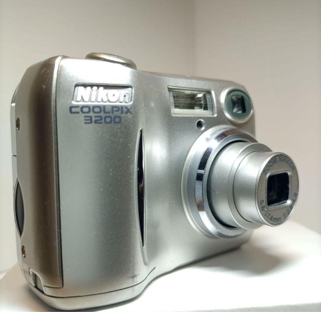 【動作確認済み】ニコン COOLPIX 3200 オールドコンデジ デジカメ