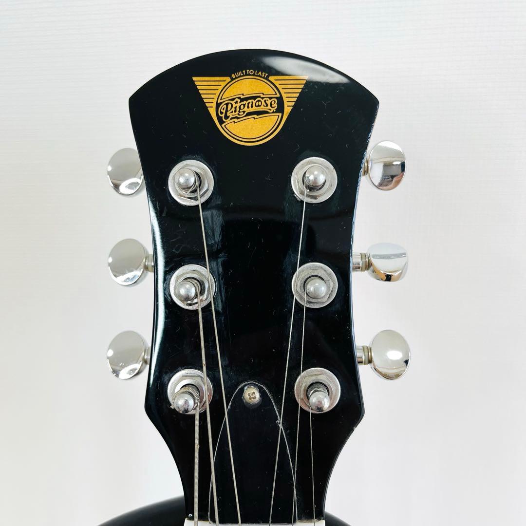 ピグノーズ　アンプギター　ショートスケール　ミニギター　PGG-200 グリーン
