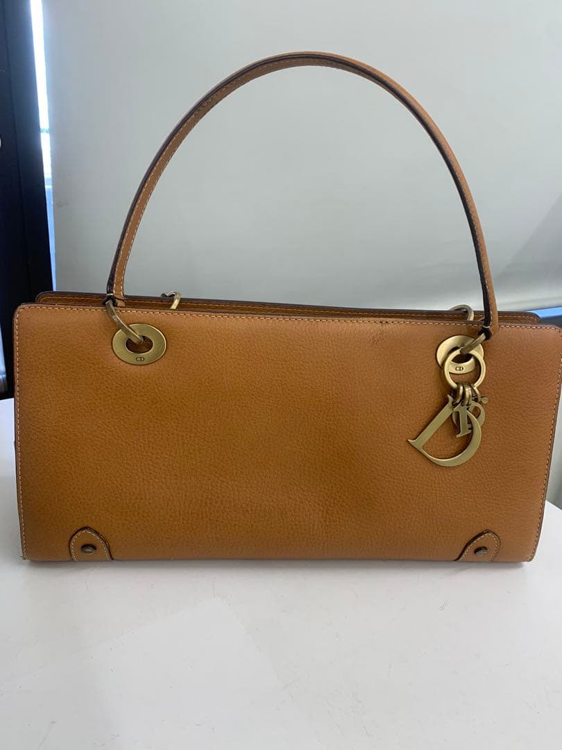 Dior ブラウンレザー ハンドバッグ