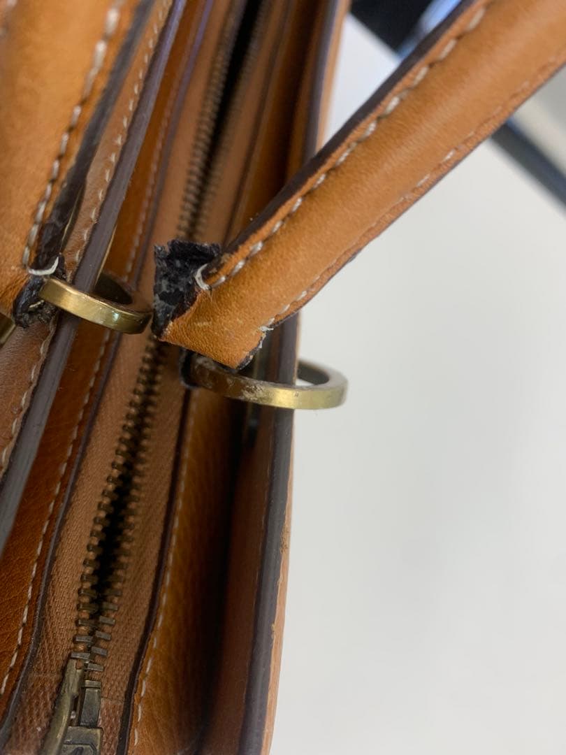 Dior ブラウンレザー ハンドバッグ