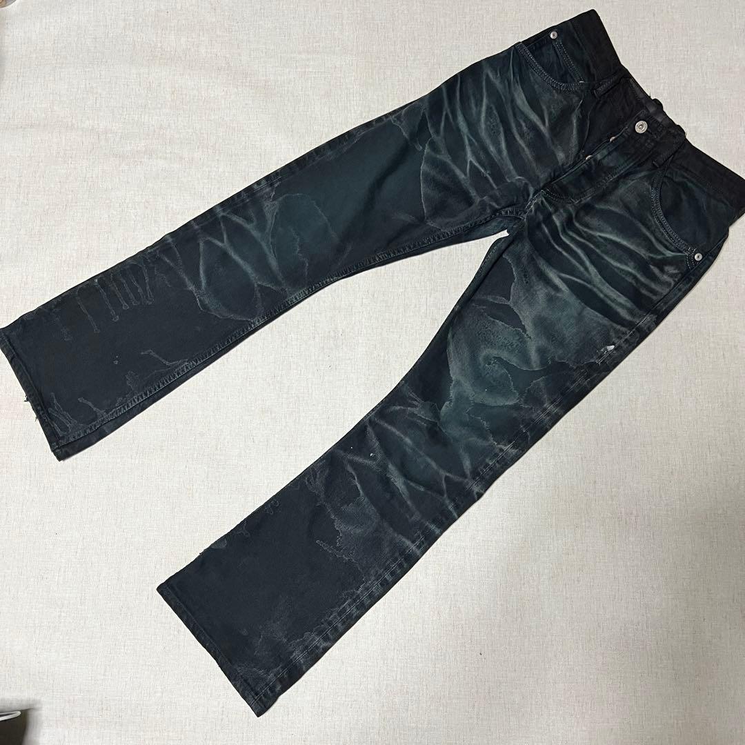 ISAMU KATAYAMA BACKLASH 加工デニム　ブラックデニム