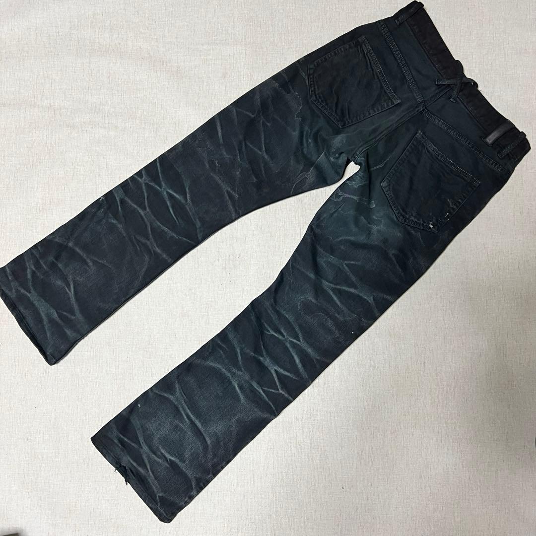 ISAMU KATAYAMA BACKLASH 加工デニム　ブラックデニム