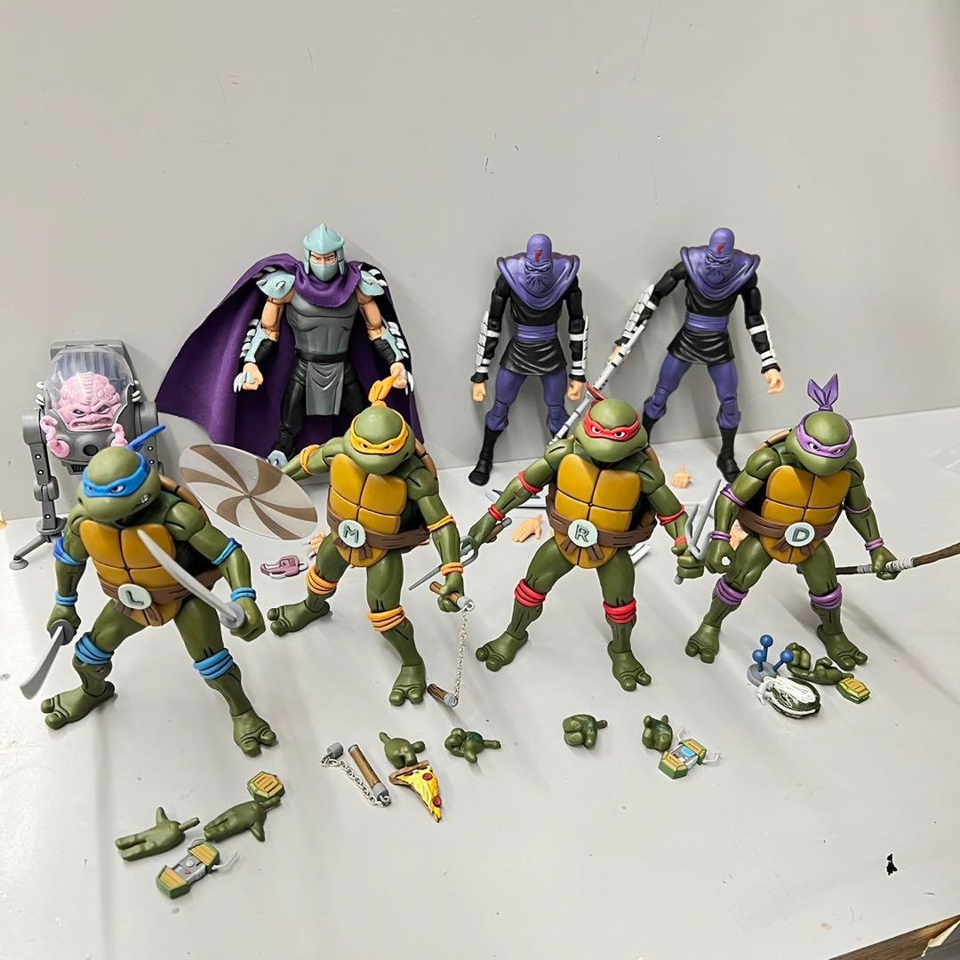 NECA ネカ　タートルズ シュレッダー クランゲ　フットソルジャー