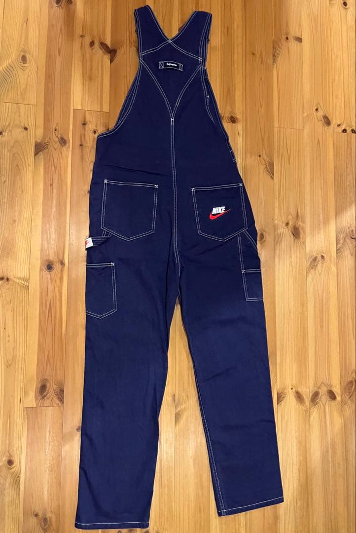 Supreme×NIKE オーバーオール サロペット サイズM ネイビー