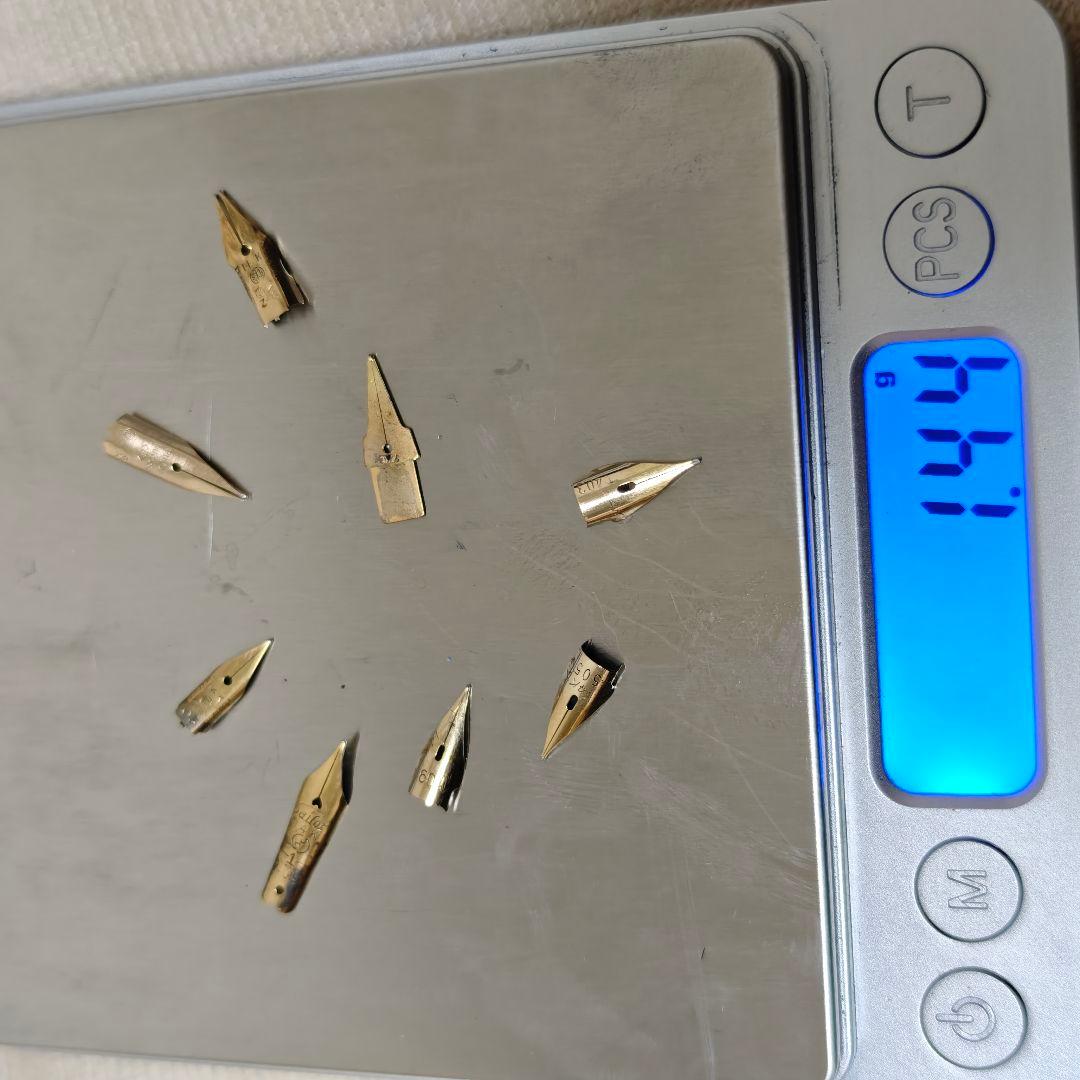 万年筆 ペン先 14K刻印 まとめ 約1.44g