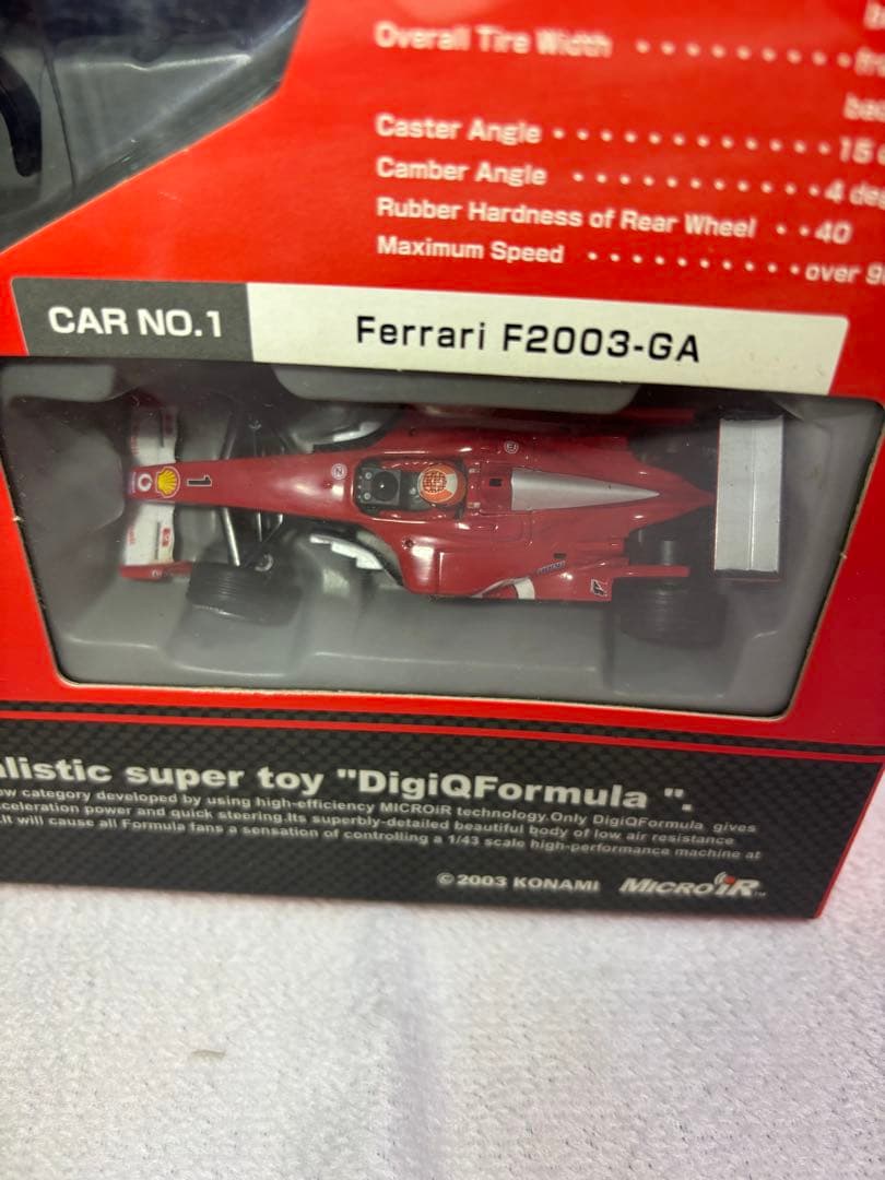 コナミ フェラーリ F2003-GA デジQフォーミュラHOT WHEELS