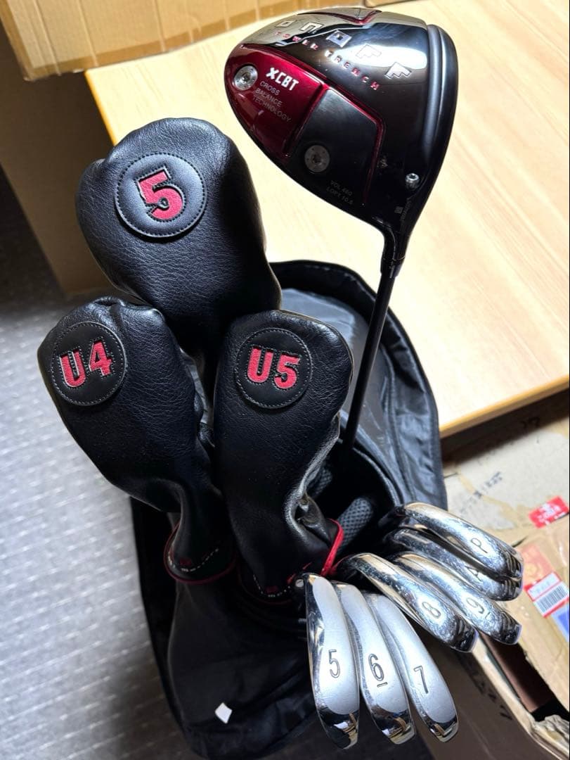 ONOFF オノフ aka 赤 XCBT 初心者用ゴルフセット12本