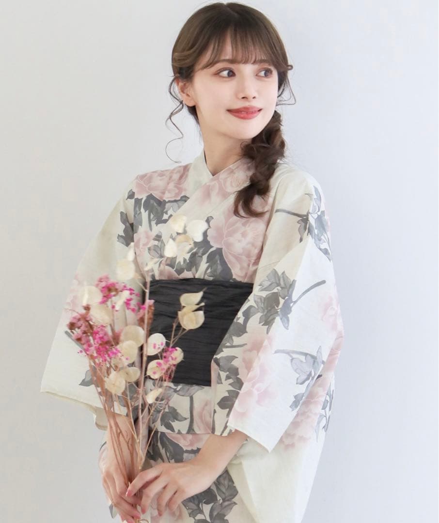 KYOETSU レディース二部式浴衣4点セット　セパレート