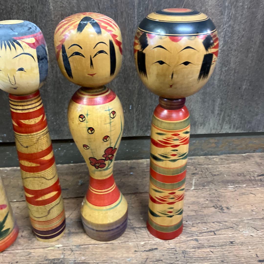 D-3 昭和レトロ 伝統こけし 16体セット 大量コレクション 創作こけし