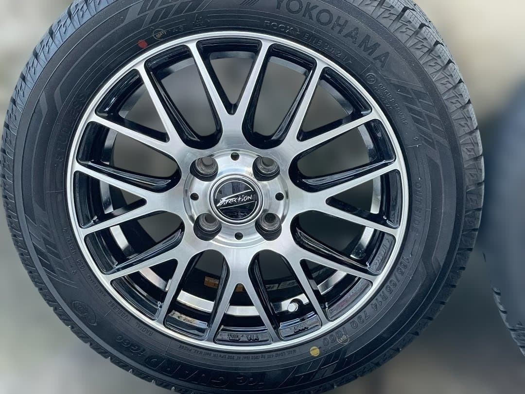 14インチアルミホイール スタッドレス　165/65R14　2本セット②