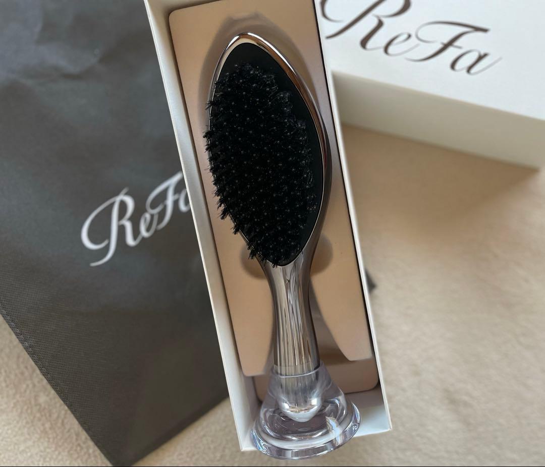 ReFa ブラックヘアブラシ 専用ボックス付き
