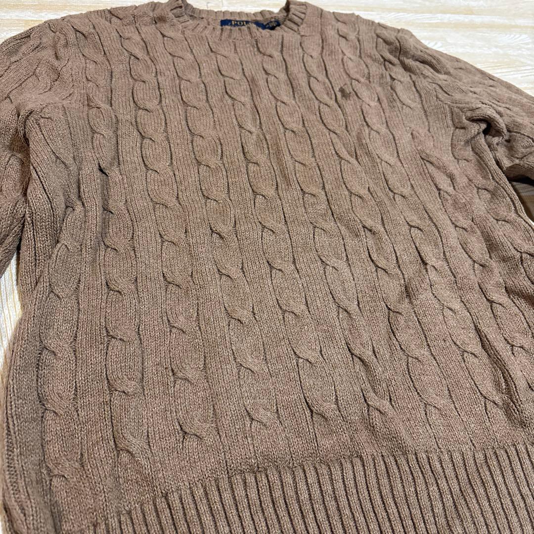 Polo Ralph Lauren ケーブルニットセーター　ベージュ