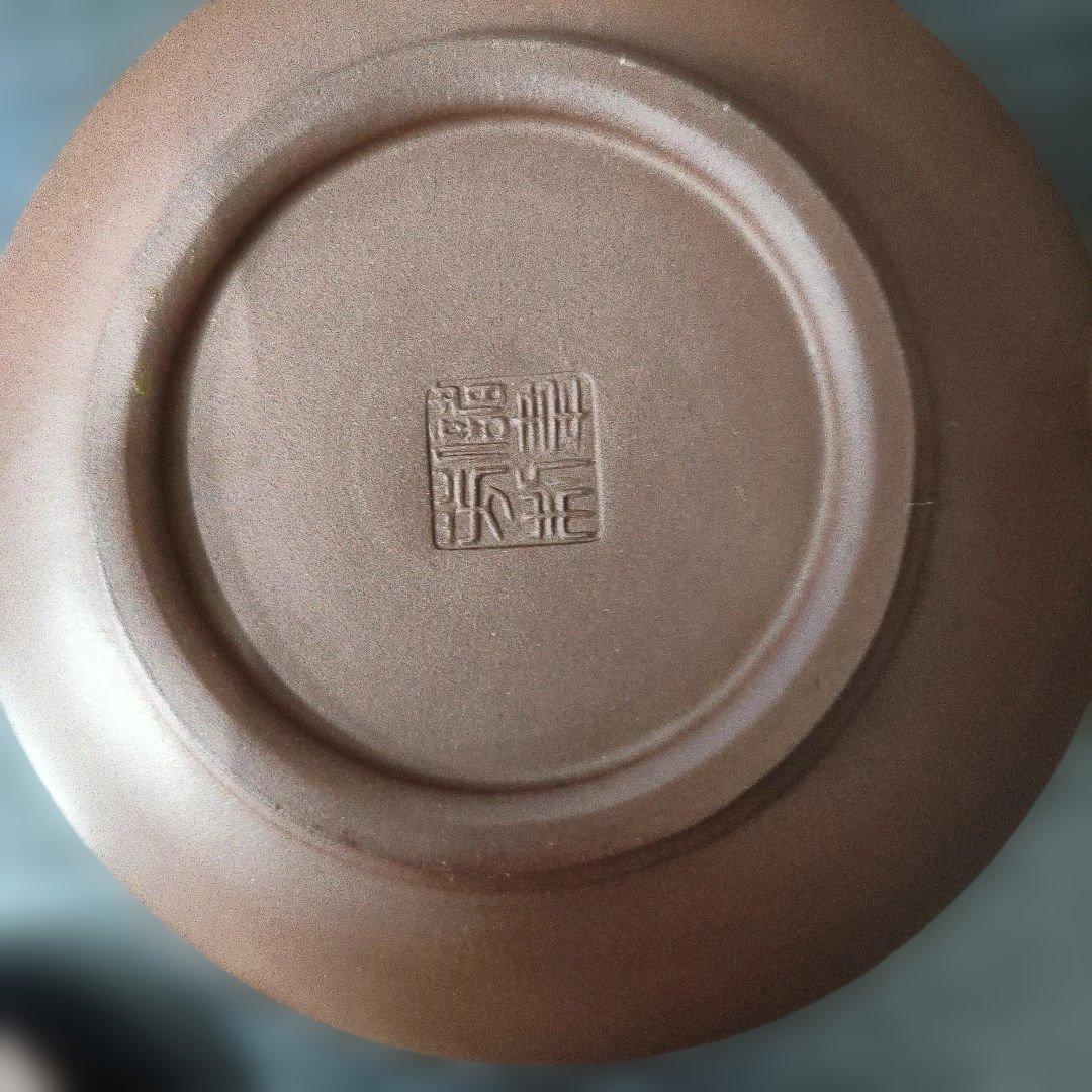 【宜興紫砂壺】国家工芸師儲韋芳製 中国紫泥茶壺　Yixing Teapot