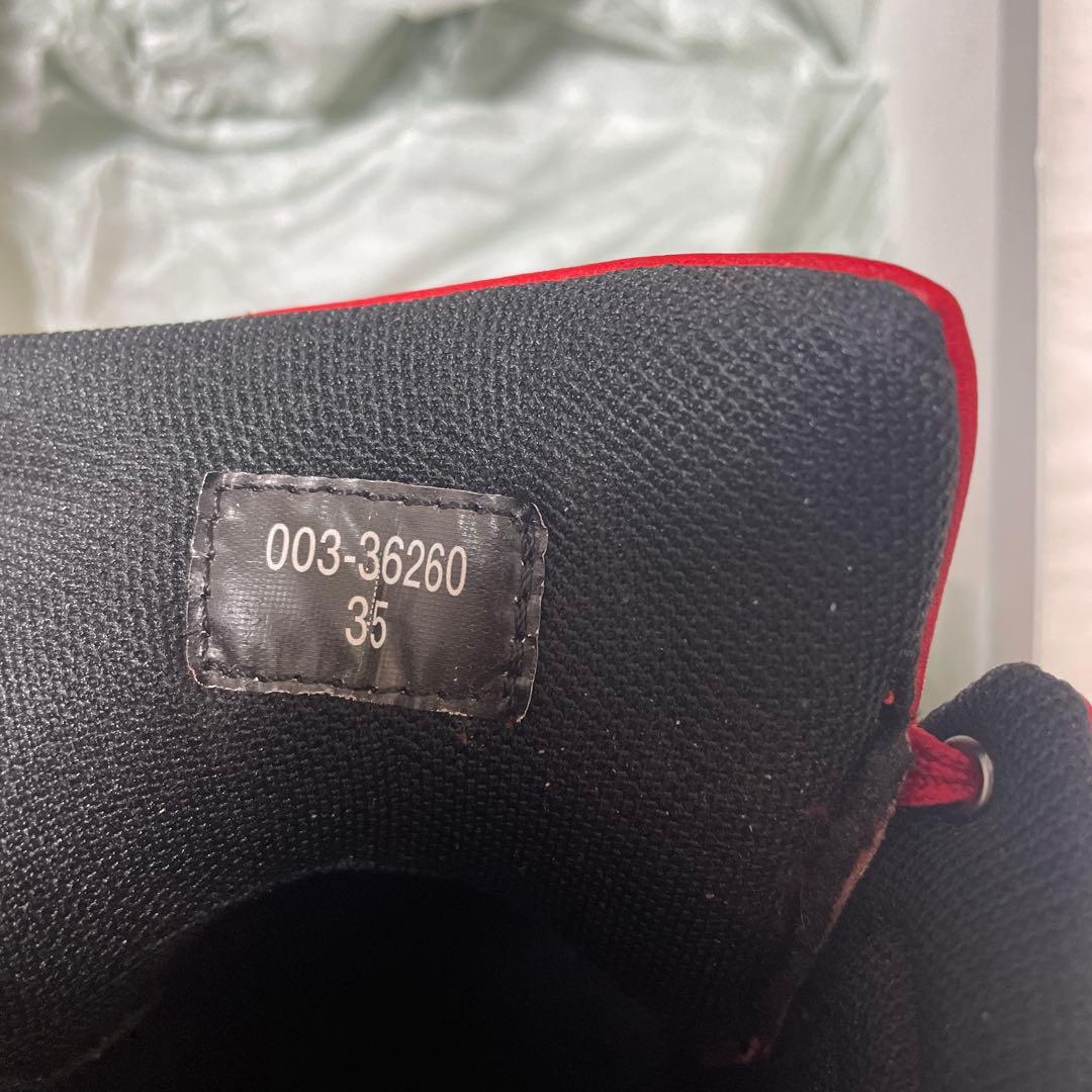 Heal Creek ヒールクリーク レッド ハイカットスニーカー 35