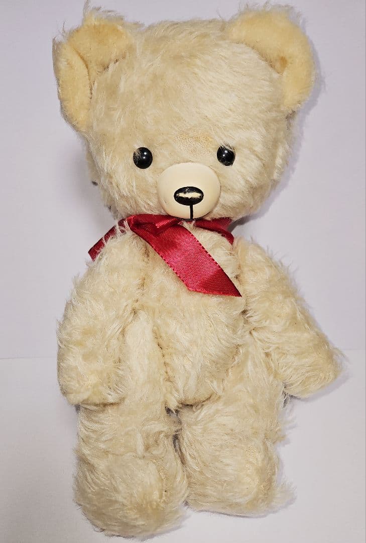 DDRベア レアカラー クリーム色 テディベア 東ドイツ