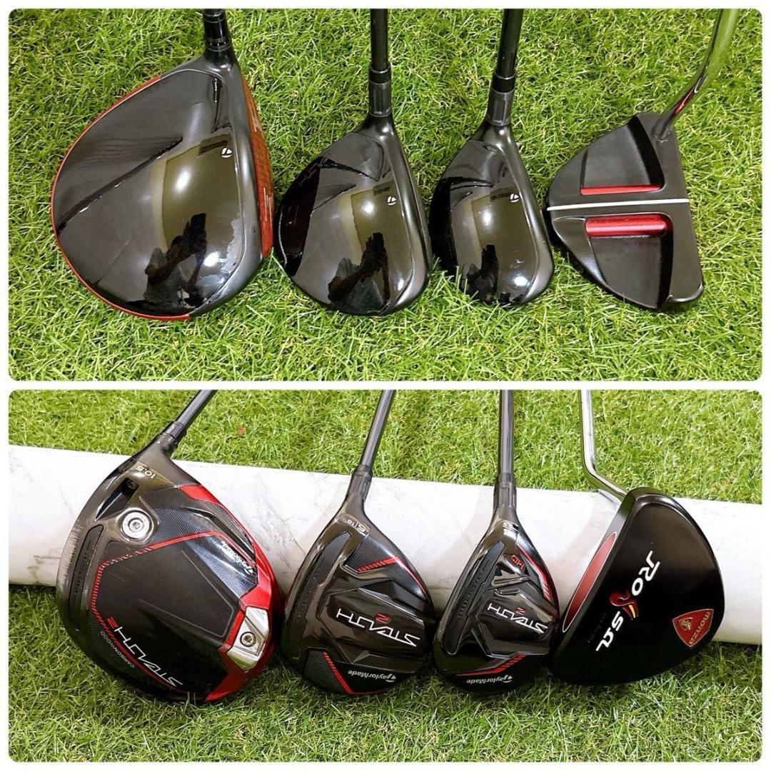 新品バッグ付 テーラーメイド ステルス2 バーナー 完璧 メンズゴルフセット S