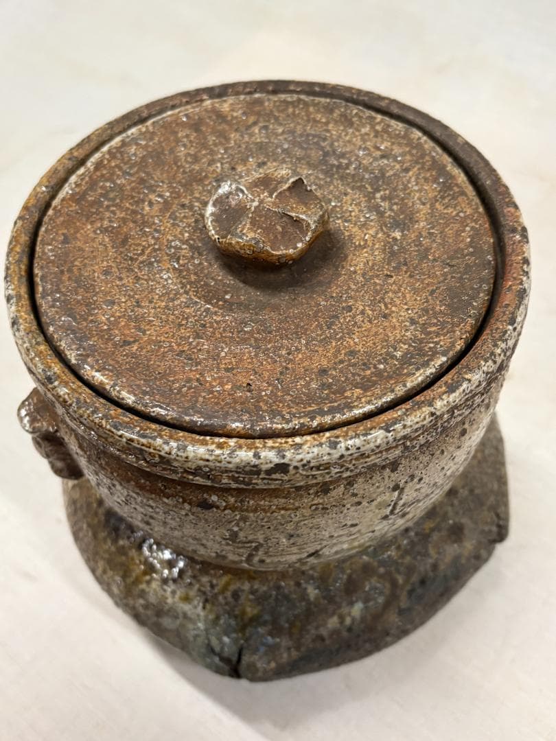 茶道具　水差　破れ袋　時代不詳　詳細不明　箱あり（真贋不明）　現状品