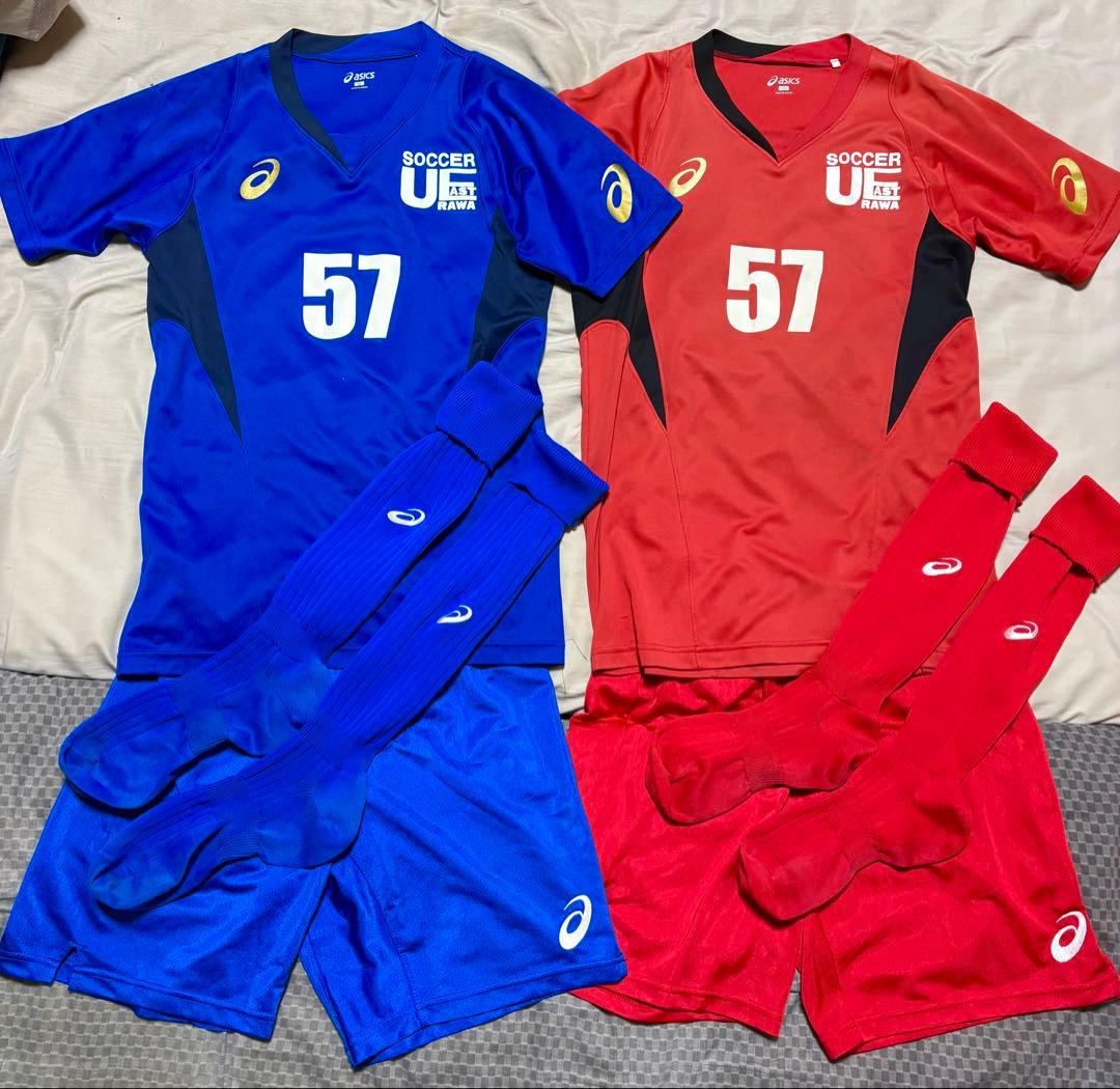 浦和東高校サッカー部　公式戦ユニフォーム M ホーム&アウェー
