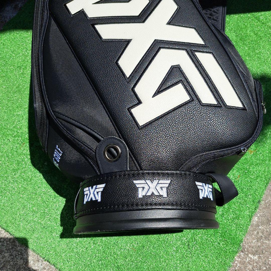 未使用に近い　PXG ブラック キャディバッグ