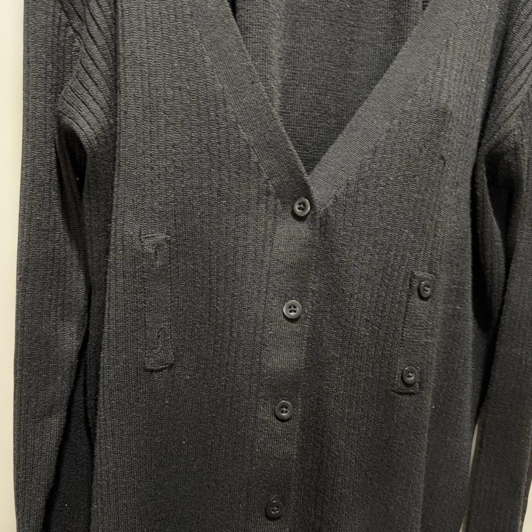 todayful レイヤードニットカーディガン