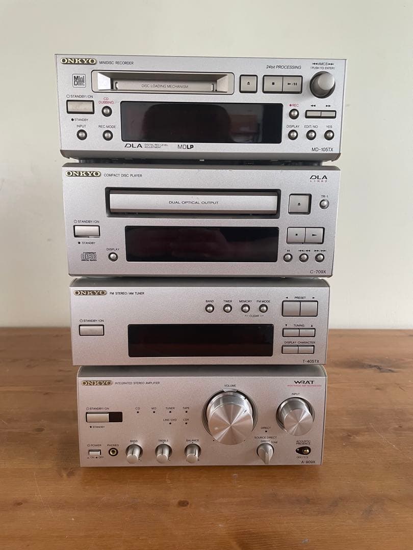 ONKYOシステムコンポ4台セット売り