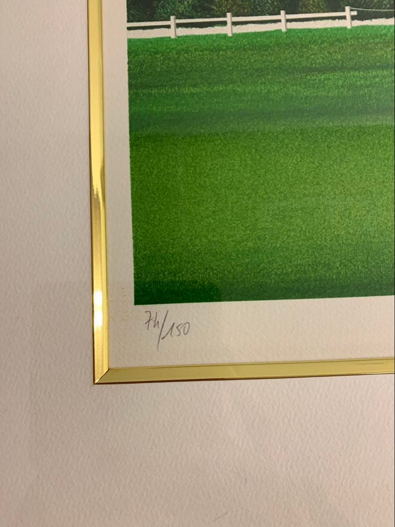 デビッド・シャンクロ ゴルフ場 リトグラフ 74/150