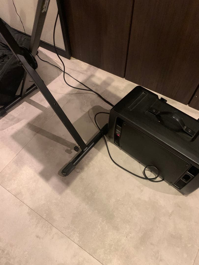 Yamaha MS60D モニタースピーカーとキーボードスタンド