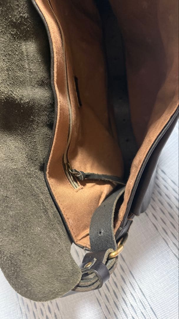 sot ハンドウォッシュレザー　ショルダーバッグ　黒